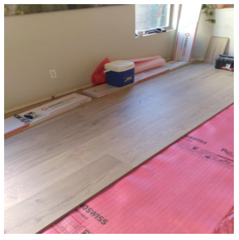 Installation at Topaz Flooring