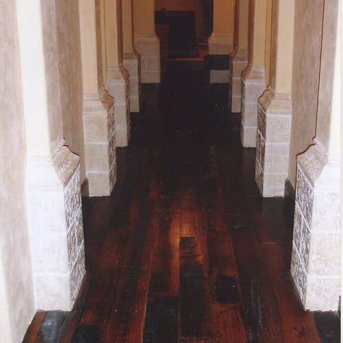 Hallway floors in Phoenix, AZ by Topaz Flooring
