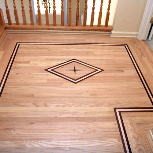 Diamond and border design by at Topaz Flooring in Phoenix, AZ
