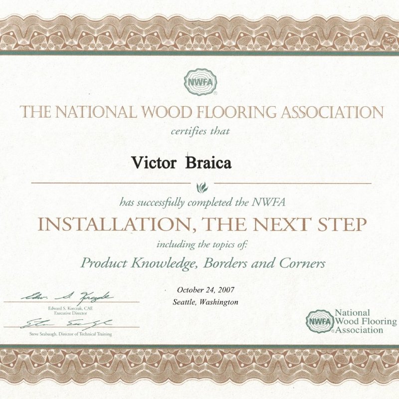 Certifications of Topaz Flooring