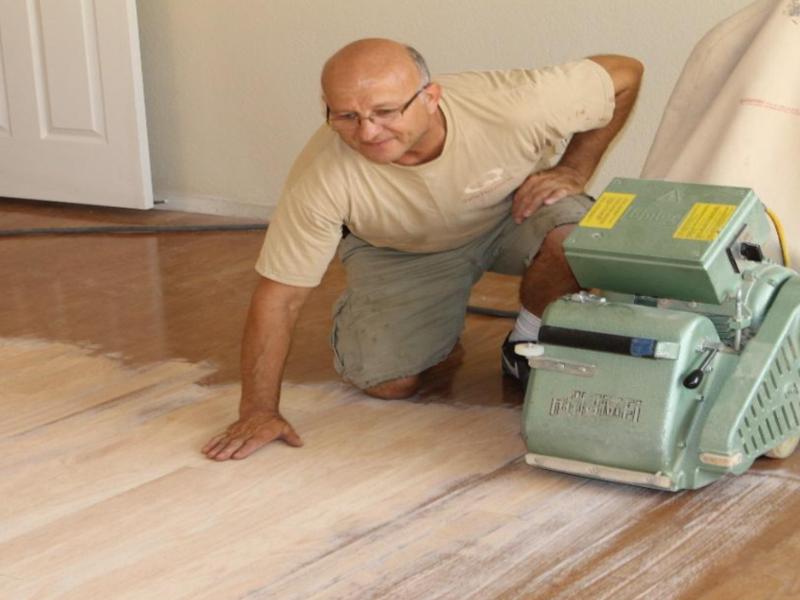 Refinishing Services at Topaz Flooring
