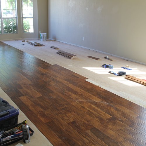 Installation at Topaz Flooring in Phoenix, AZ
